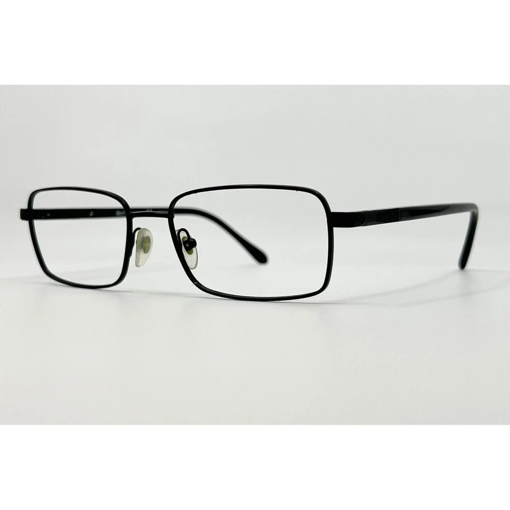 Sferoflex Eyeglasses Men Black Rectangular Metal Frame 2265 53-17-140
